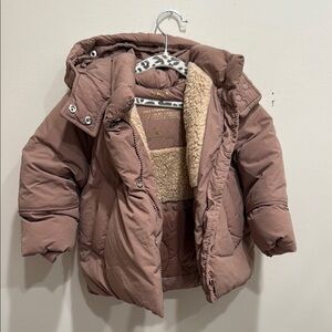 Kids dusty rose  Puffer Jacket